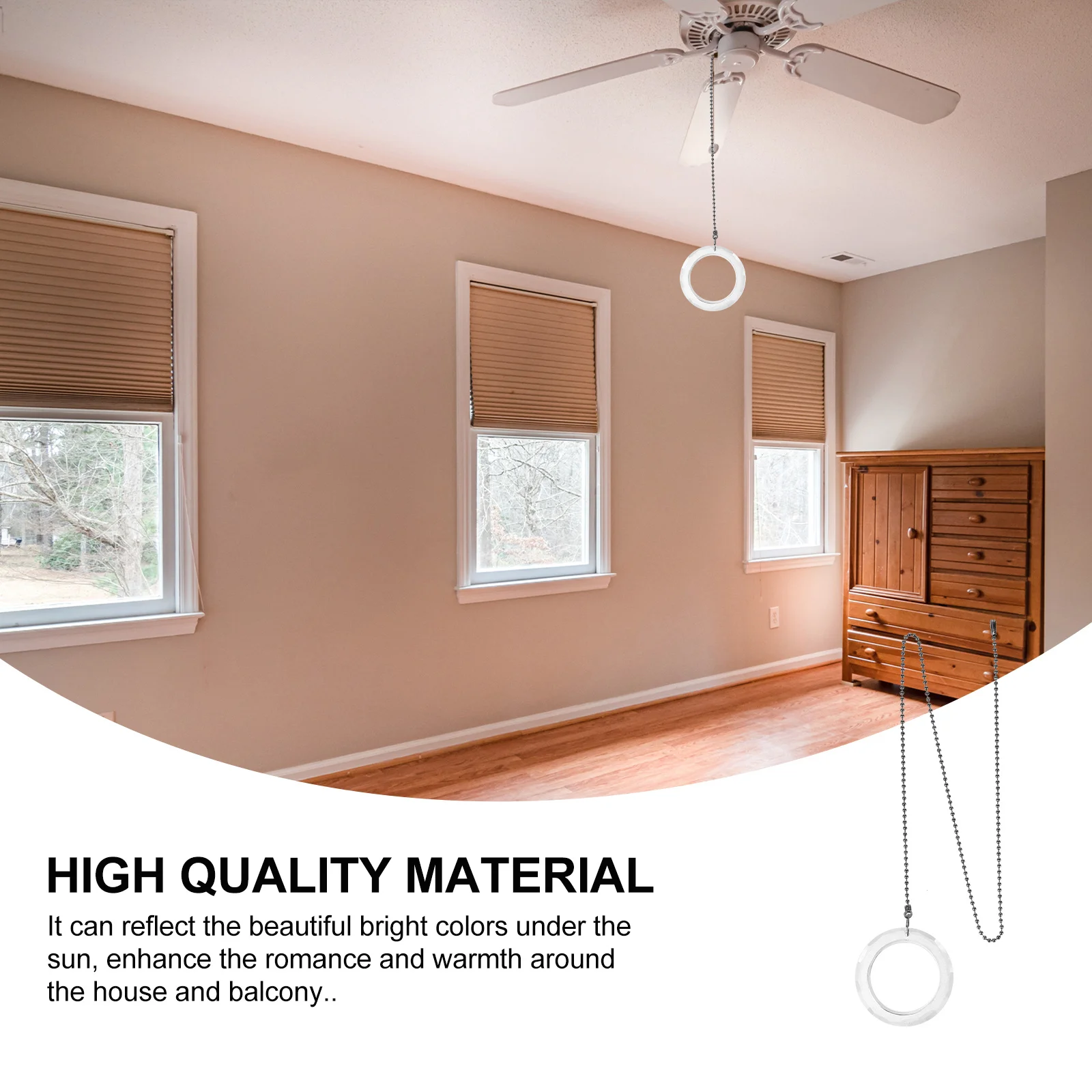 2Pcs Crystal Ball Pendant Clear Faceted Prism Hanging Ornament Rainbow Window Decor Ceiling Fan Lamp Decoration
2Pcs Crystal Ball Pendant Clear Faceted Prism Hanging Ornament Rainbow Window Decor Ceiling Fan Lamp Decoration