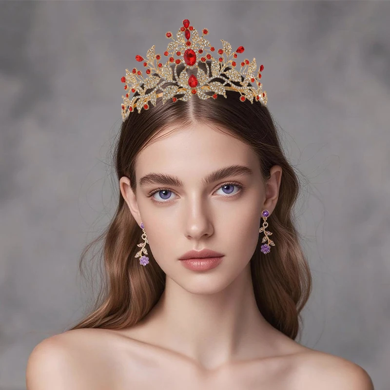 1PCS Crystal Leaf Royal Queen Diadem Bridal Crown Pageant Tiaras Combs Headdress Bride Wedding Dress Hair Jewelry Accessories
1PCS Crystal Leaf Royal Queen Diadem Bridal Crown Pageant Tiaras Combs Headdress Bride Wedding Dress Hair Jewelry Accessories