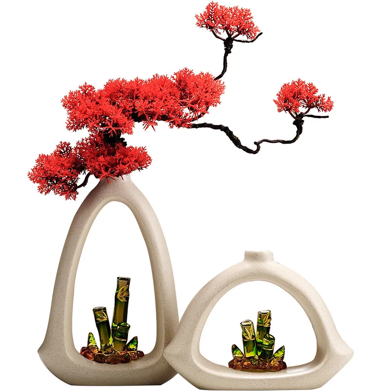 Growing bamboo vase ornament, living room TV cabinet, office entrance flower arrangement, high-end decoration
Growing bamboo vase ornament, living room TV cabinet, office entrance flower arrangement, high-end decoration