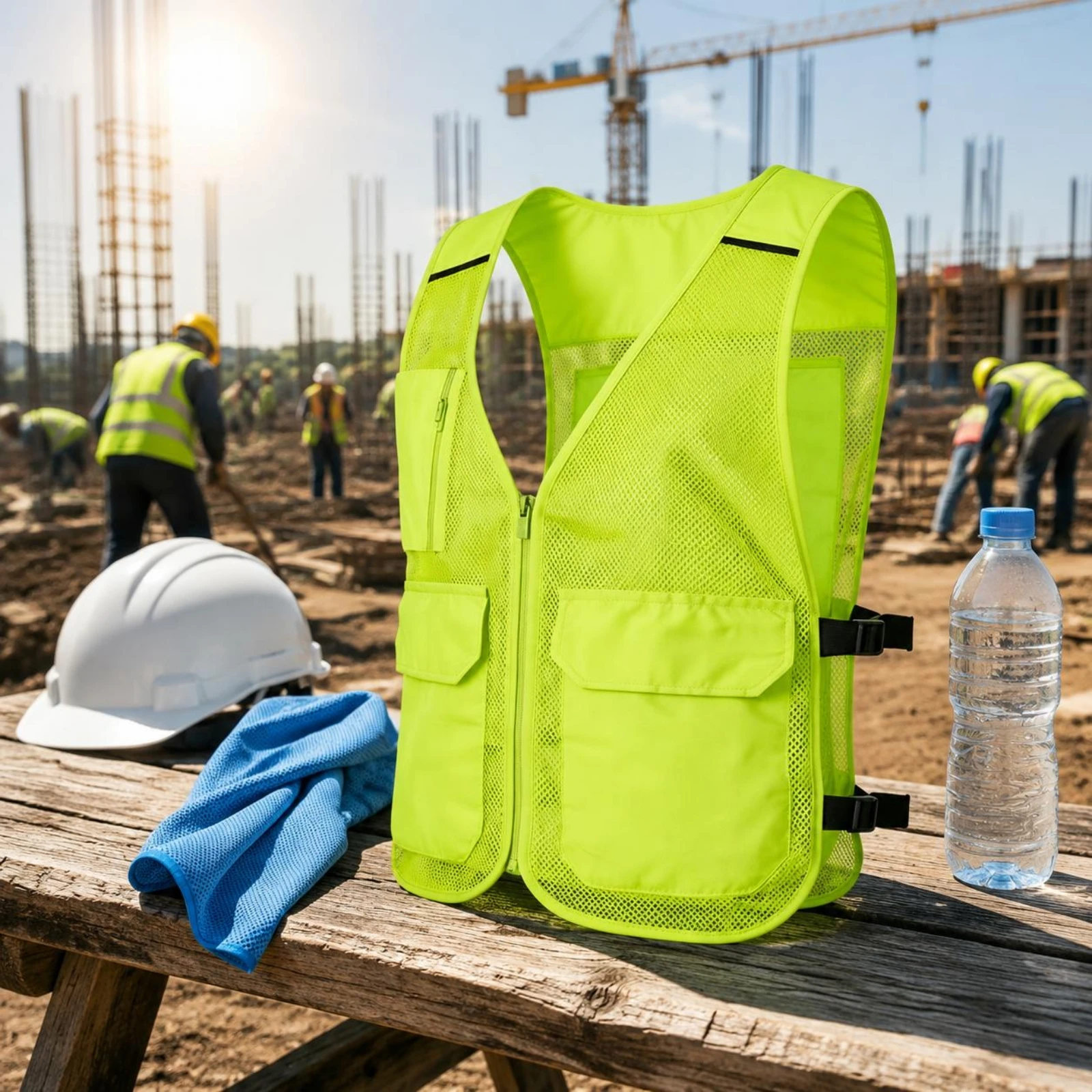 Summer Cooling Vest Breathable Ice Vest Safety Clothing Heat Relief Lightweight for Outdoor
Summer Cooling Vest Breathable Ice Vest Safety Clothing Heat Relief Lightweight for Outdoor