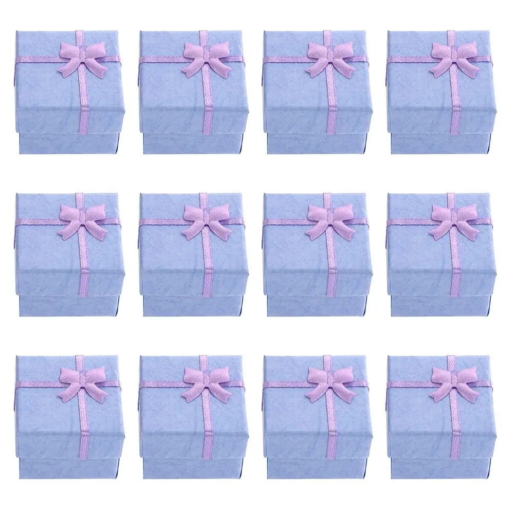 12 Pcs Jewelry Box Storage Case Bowknot Gift Container Present Holder For Ring Earrings Lightweight Compact Size Long Lasting
12 Pcs Jewelry Box Storage Case Bowknot Gift Container Present Holder For Ring Earrings Lightweight Compact Size Long Lasting
