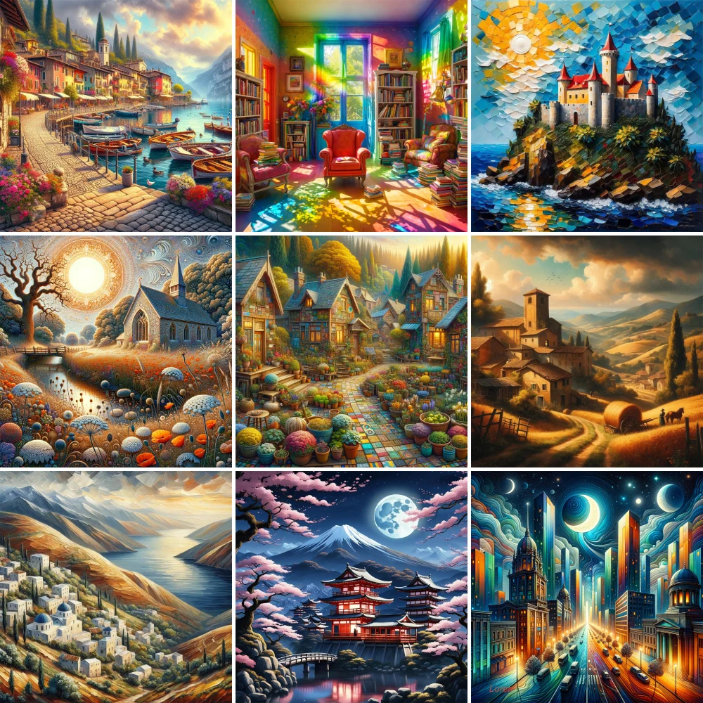 Landscape Fantasy House Printed Cross Stitch Patterns DIY Embroidery Handiwork Knitting Handmade Hobby Different Design Gift
Landscape Fantasy House Printed Cross Stitch Patterns DIY Embroidery Handiwork Knitting Handmade Hobby Different Design Gift