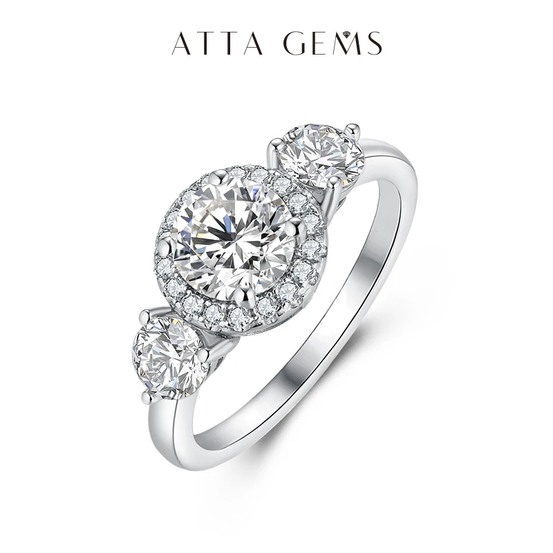 ATTAGEMS Moissanite Diamond 18K Gold Plated Jewelry Woman Rings For Women Luxury 925 Sterling Silver Ring Wedding Band Ring
ATTAGEMS Moissanite Diamond 18K Gold Plated Jewelry Woman Rings For Women Luxury 925 Sterling Silver Ring Wedding Band Ring