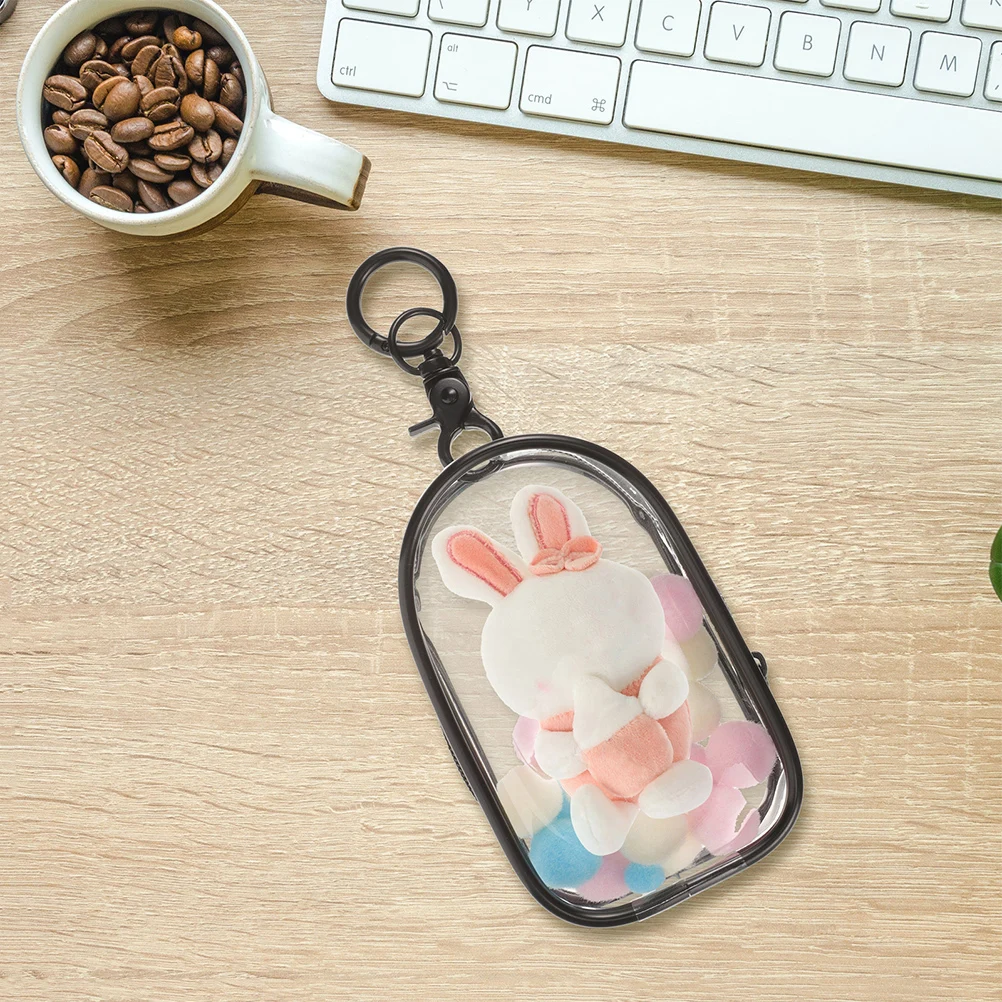 2 Pcs Baby Bag Clear Mini Figure Display Figures Keychain Case Storage Hanging for Portable Blind with Buckle
2 Pcs Baby Bag Clear Mini Figure Display Figures Keychain Case Storage Hanging for Portable Blind with Buckle