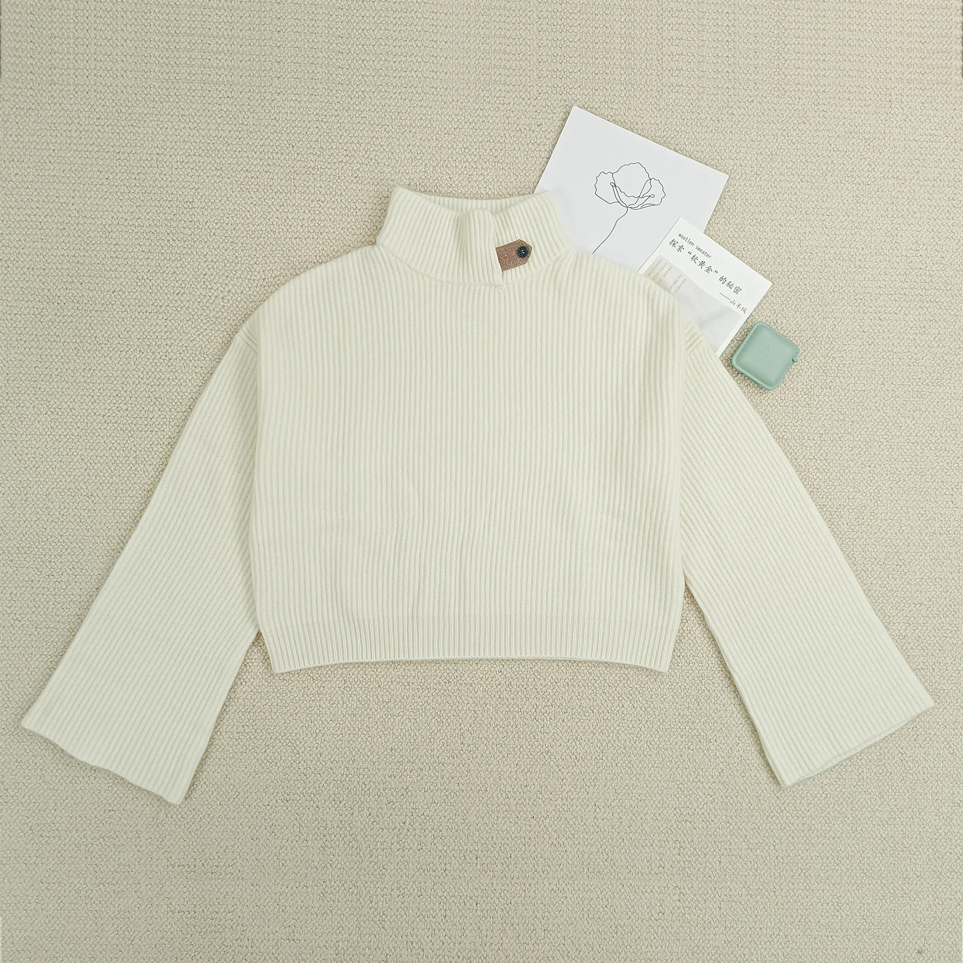 2025 Women's Spring New Fashion Turtleneck Sweater, Loose Casual Pullover Cardigan
2025 Women's Spring New Fashion Turtleneck Sweater, Loose Casual Pullover Cardigan