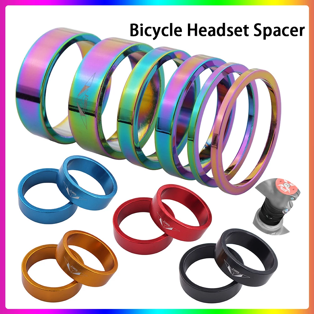 6Pcs Bike Headset Stem Spacers 2/5/10mm Bicycle Headset Spacer Bicycle Front Fork Stem Spacers Kit for MTB Mountain Bicyle
6Pcs Bike Headset Stem Spacers 2/5/10mm Bicycle Headset Spacer Bicycle Front Fork Stem Spacers Kit for MTB Mountain Bicyle