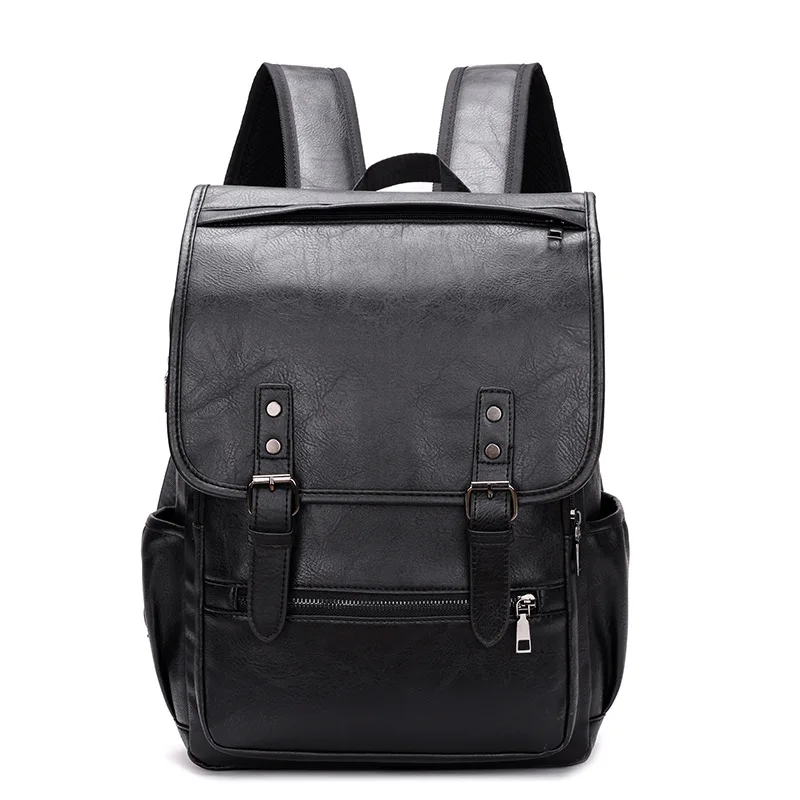 Outdoor travel backpack fashion solid color pu leather backpack going out men's business laptop bag large capacity
Outdoor travel backpack fashion solid color pu leather backpack going out men's business laptop bag large capacity