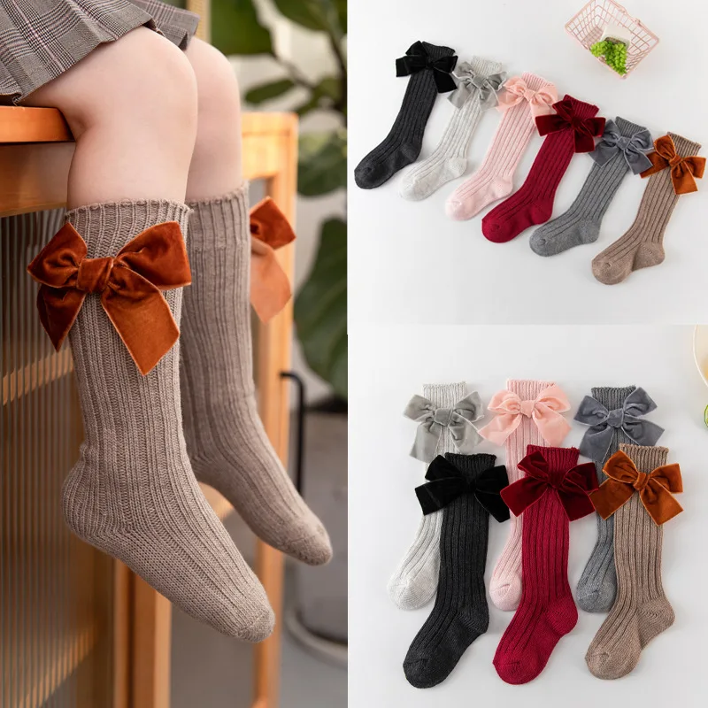 Baby Girls Knee High Socks Kids Cotton Big Bow Socks Solid Leg Warmers Princess Girls Toddler Soft Long Socks For Children
Baby Girls Knee High Socks Kids Cotton Big Bow Socks Solid Leg Warmers Princess Girls Toddler Soft Long Socks For Children