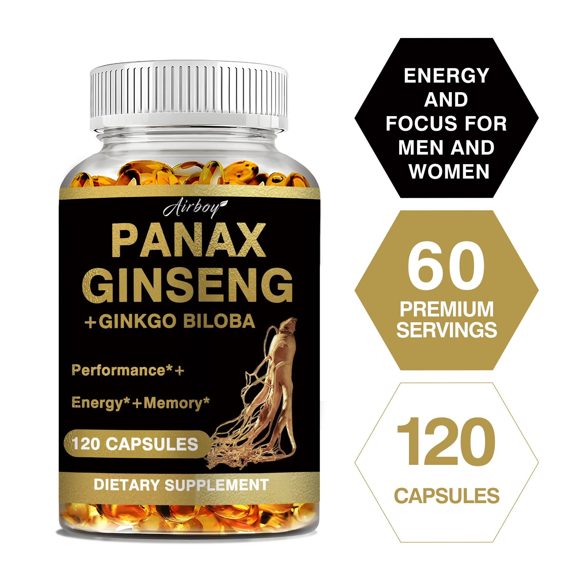 Panax Ginseng + Гинкго Билоба — поддерживает энергию, улучшает память и умную производительность, поддержку иммунитета, поддерживают общего здоровья
Panax Ginseng + Гинкго Билоба — поддерживает энергию, улучшает память и умную производительность, поддержку иммунитета, поддерживают общего здоровья