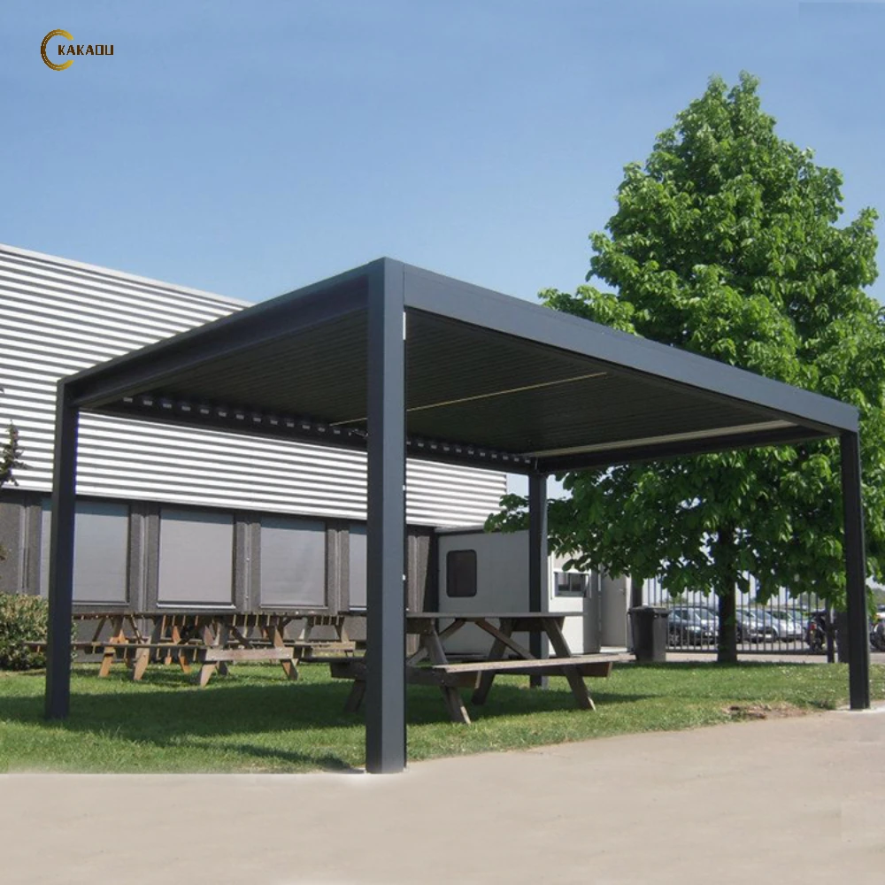 KAKADU Aluminium Frame Motorized Waterproof Powder Coated Outdoor Pergola with Skylight
KAKADU Aluminium Frame Motorized Waterproof Powder Coated Outdoor Pergola with Skylight