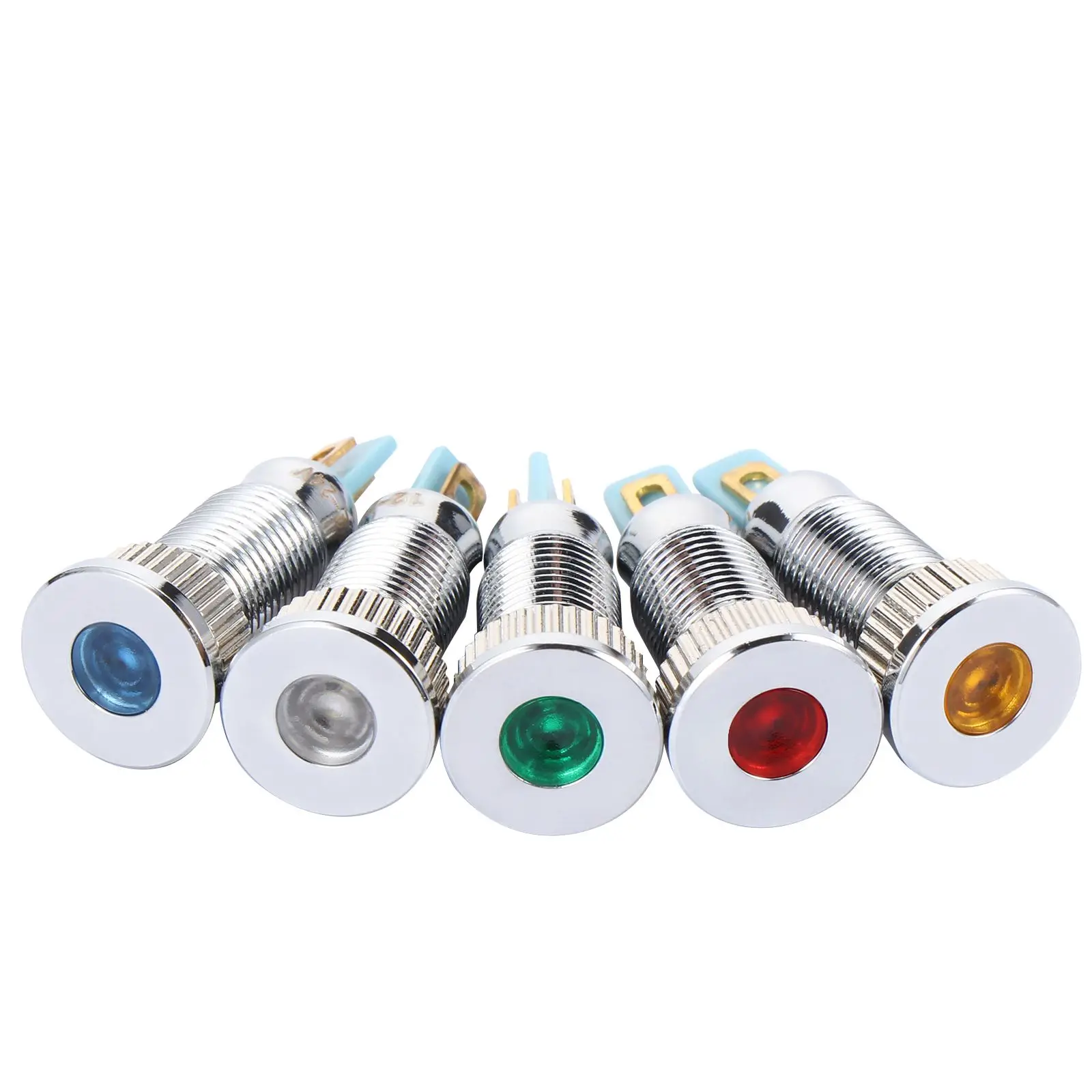 5Pcs Metal Indicator Light Signal Lamp Directional Warning LED Car Boat RC Model Dashboard Door Panel Vehicle Lighting
5Pcs Metal Indicator Light Signal Lamp Directional Warning LED Car Boat RC Model Dashboard Door Panel Vehicle Lighting