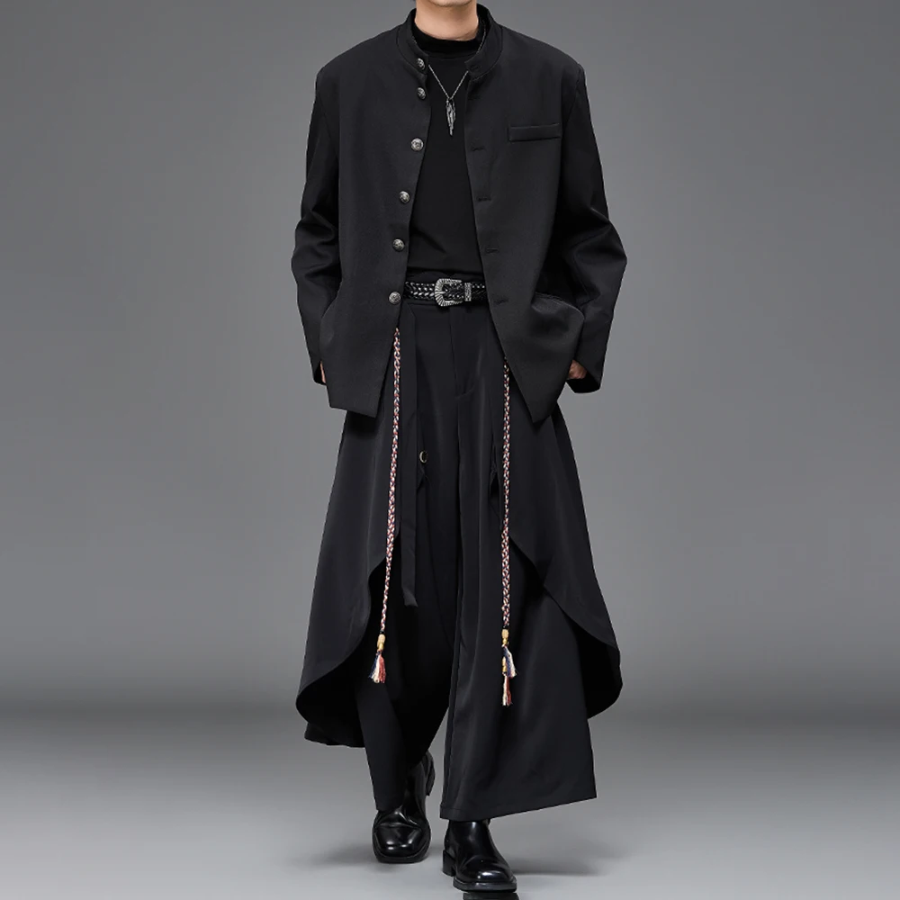 XS-5XL Mens Spring Skirt Pants Double-Layer Side-Swept Samurai Pants Hakama Fashion Casual Versatile Pants Men'S Clothing 2026
XS-5XL Mens Spring Skirt Pants Double-Layer Side-Swept Samurai Pants Hakama Fashion Casual Versatile Pants Men'S Clothing 2026