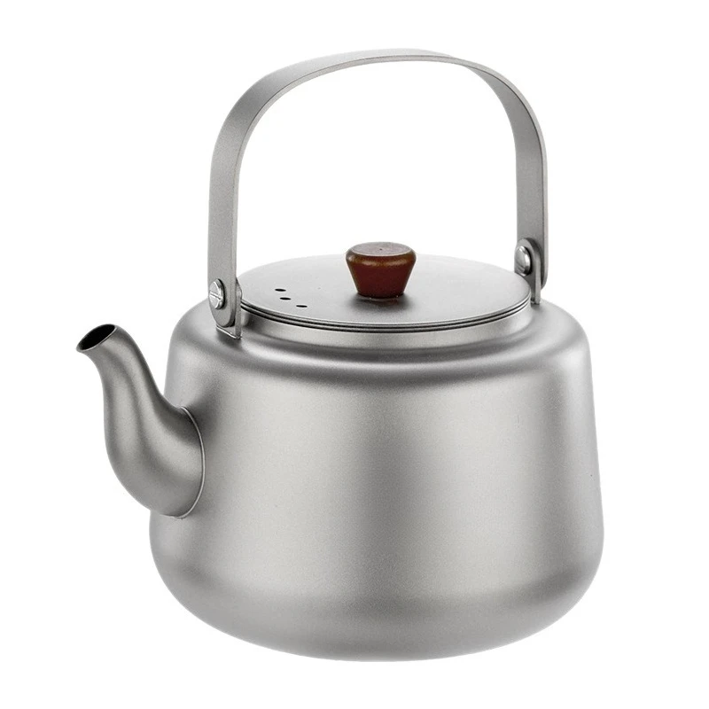 Ultralight Pure Titanium Kettle Portable Camping Teapot Stovetop Safe Water Boiler for Roast Tea Travel Home
Ultralight Pure Titanium Kettle Portable Camping Teapot Stovetop Safe Water Boiler for Roast Tea Travel Home