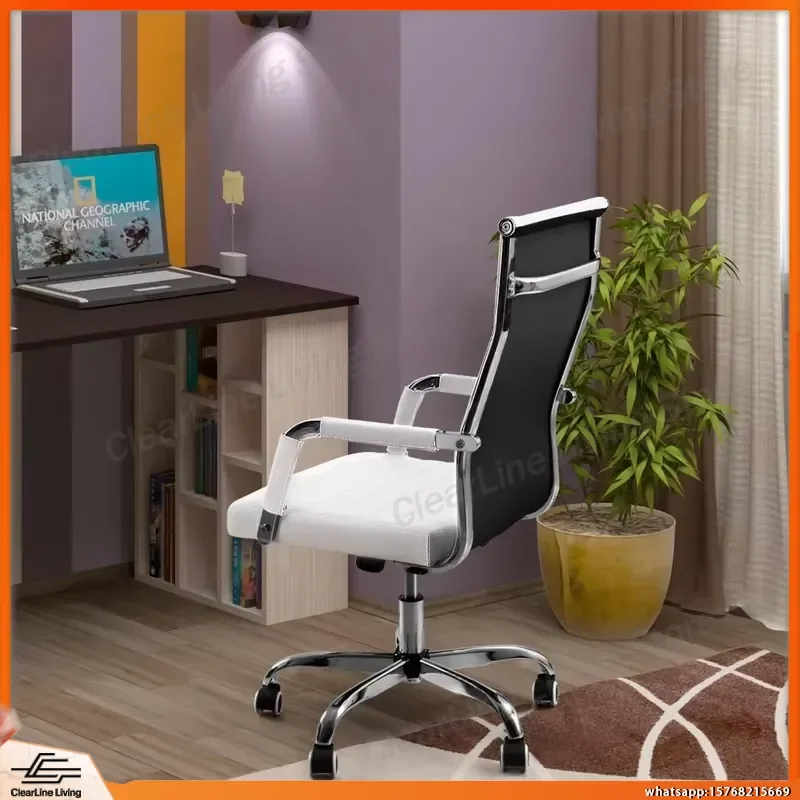 Mid-Back Swivel Office Chair with Armrests Adjustable Height Lumbar Support for Home Office Conference Room Ergonomic Task
Mid-Back Swivel Office Chair with Armrests Adjustable Height Lumbar Support for Home Office Conference Room Ergonomic Task