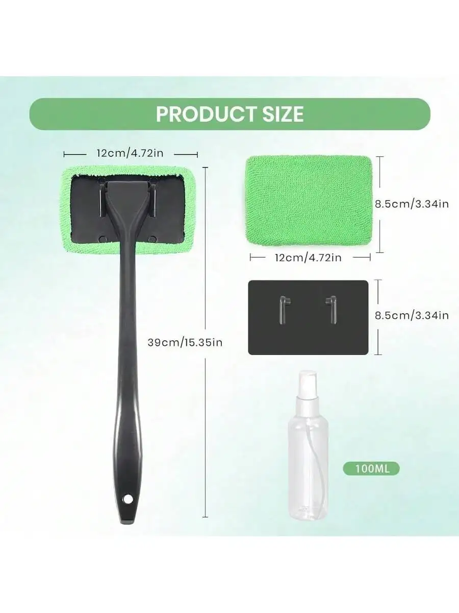 6PCS Windshield Cleaning Tool Car Window Cleaner With 5 Reusable And Washable Microfiber Pads And Extendable Handle Auto Inside
6PCS Windshield Cleaning Tool Car Window Cleaner With 5 Reusable And Washable Microfiber Pads And Extendable Handle Auto Inside