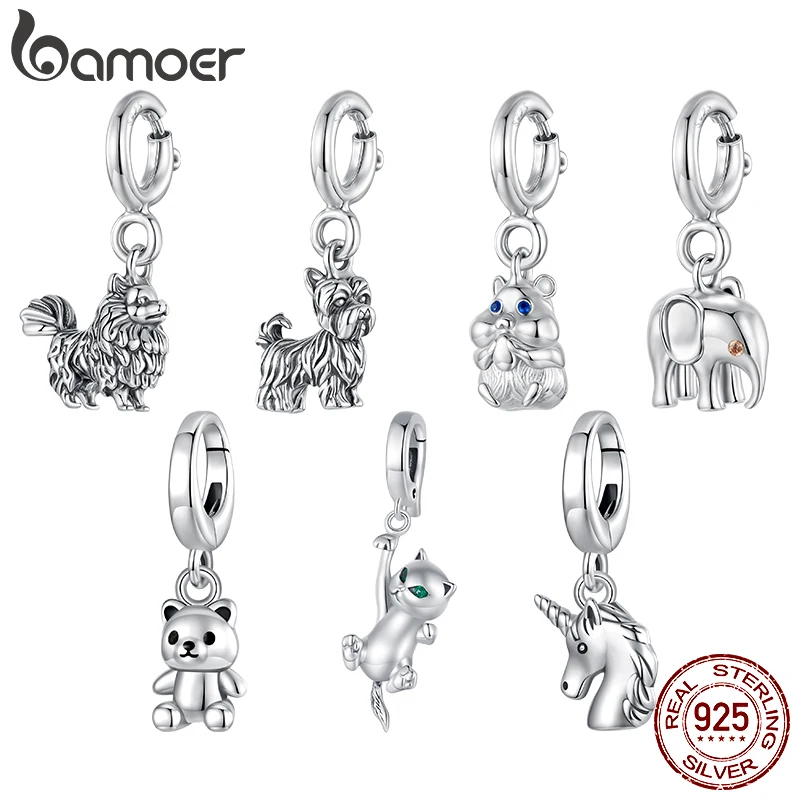 BAMOER 925 Sterling Silver Animal Locket Pendants Oxidized Openable Beads Clip Fit Original Bracelet DIY Retro Jewelry Accessory
BAMOER 925 Sterling Silver Animal Locket Pendants Oxidized Openable Beads Clip Fit Original Bracelet DIY Retro Jewelry Accessory