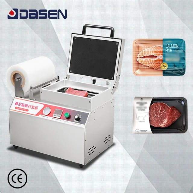 DASEN DQ240VST Vacuum Skin Tray Sealer Machine Efficient Commercial Level Food Grade Vacuum Packing Machinery VSP Machine
DASEN DQ240VST Vacuum Skin Tray Sealer Machine Efficient Commercial Level Food Grade Vacuum Packing Machinery VSP Machine