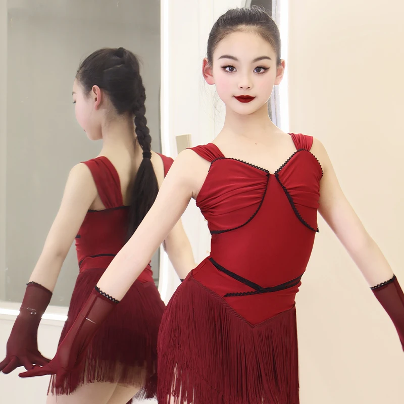 Детская юбка для латинских танцев, юбка для латинских танцев с разрезом для девочек, тренировочная одежда, одежда для выступлений
Детская юбка для латинских танцев, юбка для латинских танцев с разрезом для девочек, тренировочная одежда, одежда для выступлений