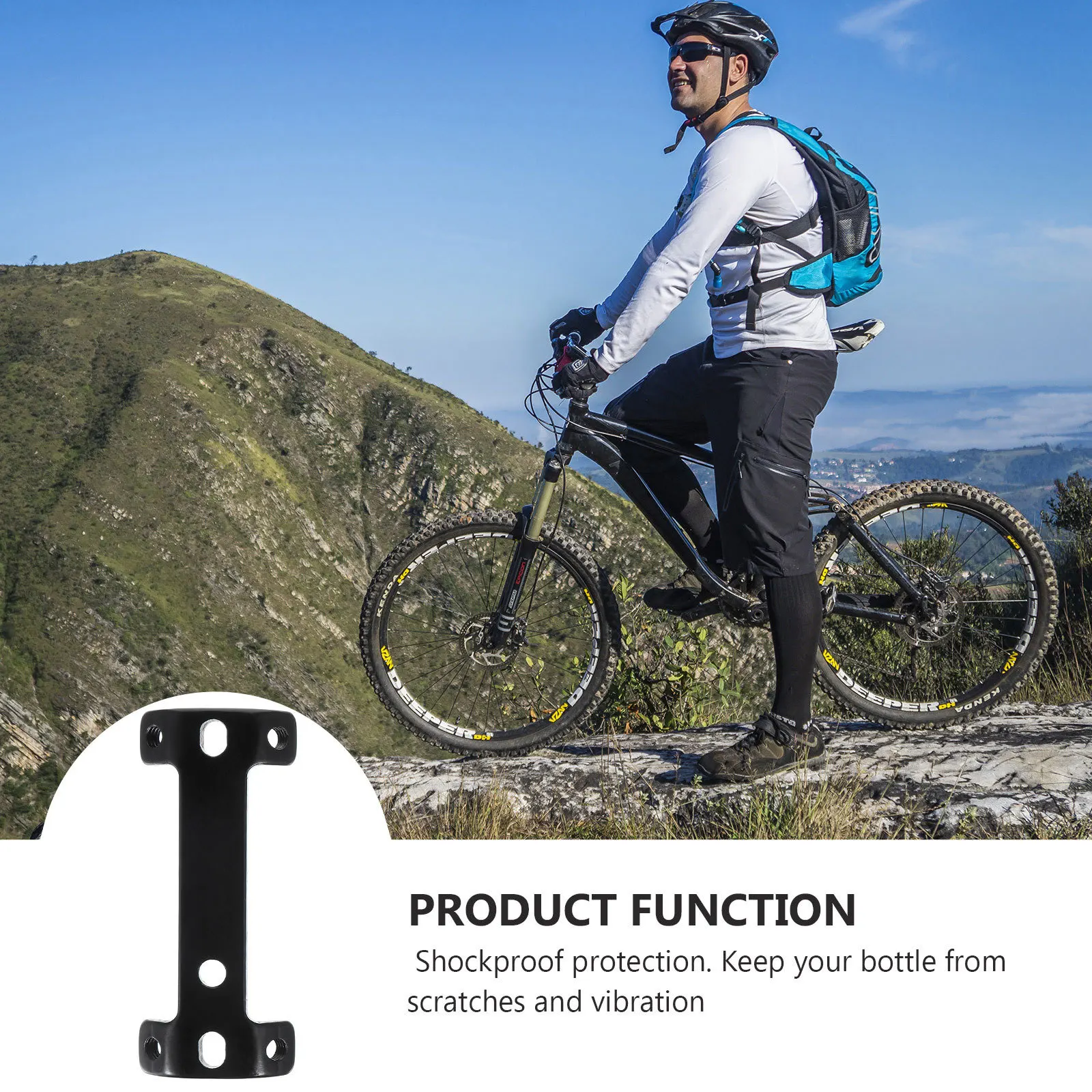Bike Water Bottle Rack Kettle Holder Premium Shockproof Protection Easy to Install Suitable for Most Bikes Extension Shelf
Bike Water Bottle Rack Kettle Holder Premium Shockproof Protection Easy to Install Suitable for Most Bikes Extension Shelf