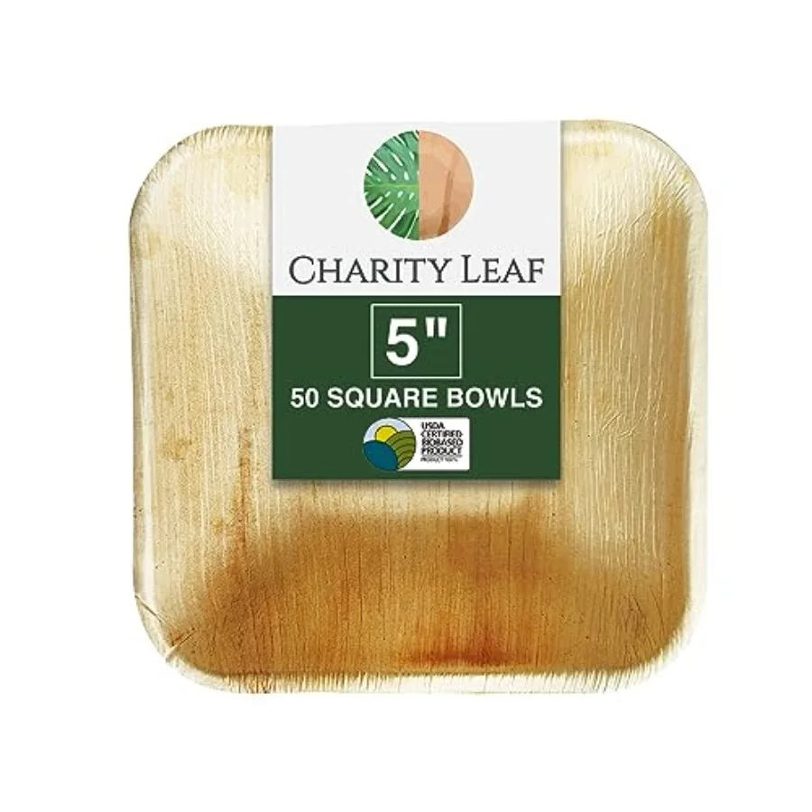 Disposable Palm Leaf 5" Square Bowl 50 pcs Dipping Bowls Bamboo Like All Natural and Biodegradable Charcuterie Boards, BBQs, an
Disposable Palm Leaf 5" Square Bowl 50 pcs Dipping Bowls Bamboo Like All Natural and Biodegradable Charcuterie Boards, BBQs, an