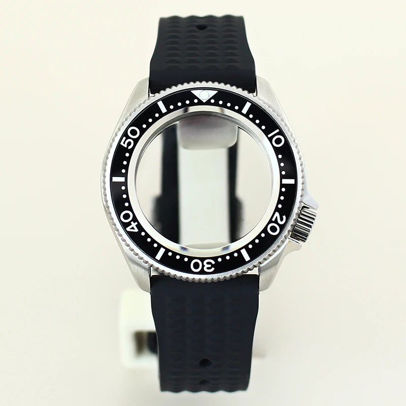 Silver 38mm Sterile Watch Case Modified Parts Rubber Strap For Seiko Nh35 Nh36 Nh38 Movement 28.5MM-29MMDial Sapphire Waterproof
Silver 38mm Sterile Watch Case Modified Parts Rubber Strap For Seiko Nh35 Nh36 Nh38 Movement 28.5MM-29MMDial Sapphire Waterproof