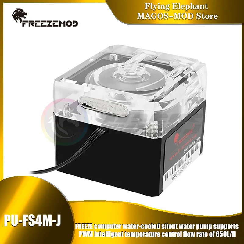 Silent Water Pump, 4Pin PWM Signal, Lift 3.5M Flow 650L/H, 5V ARGB Optional PU-FS4M-J
Silent Water Pump, 4Pin PWM Signal, Lift 3.5M Flow 650L/H, 5V ARGB Optional PU-FS4M-J