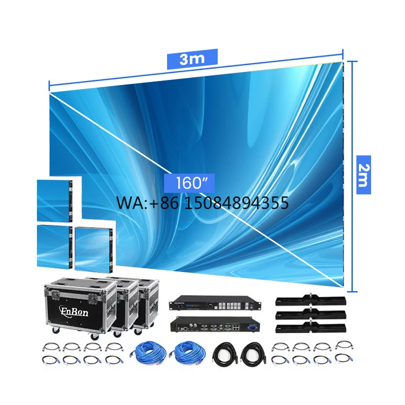 Outdoor LED Screen Display Waterproof P2.6 P2.9 P3.91 LED Video Wall Complete System Background LED Panels for Concert
Outdoor LED Screen Display Waterproof P2.6 P2.9 P3.91 LED Video Wall Complete System Background LED Panels for Concert