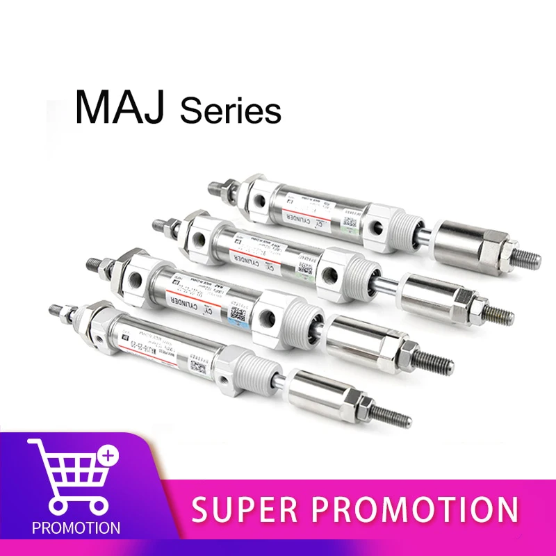 MAJ Series Pneumatic Cylingder Stainless Steel Stroke Adjustable Mini Cylinder MAJ16/20/25/32/40X25X50X75X100-25-50S
MAJ Series Pneumatic Cylingder Stainless Steel Stroke Adjustable Mini Cylinder MAJ16/20/25/32/40X25X50X75X100-25-50S