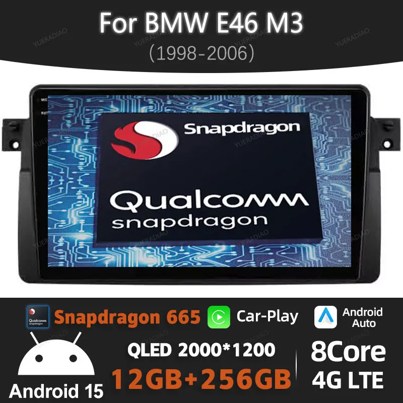 Android 15 Car Radio For BMW E46 M3 1998 - 2006 Wireless Carplay Auto Multimedia Video Player Head Unit 4G WIFI Carplay Auto GPS
Android 15 Car Radio For BMW E46 M3 1998 - 2006 Wireless Carplay Auto Multimedia Video Player Head Unit 4G WIFI Carplay Auto GPS