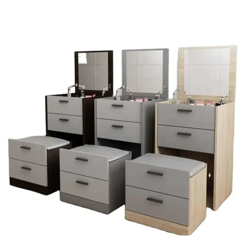 Modern Minimalist Dressing Table Bedroom Dressing Table Multi-Functional Mini Makeup Desk Creative Flip Dresser
Modern Minimalist Dressing Table Bedroom Dressing Table Multi-Functional Mini Makeup Desk Creative Flip Dresser