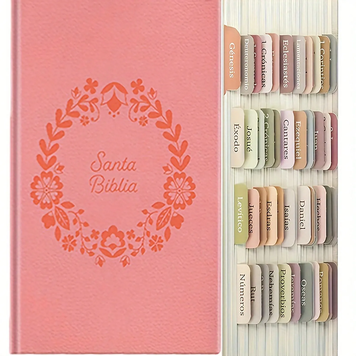 Spanish Bible Tabs – 75 Laminated Boho Theme Tabs for Women & Men Bible Study
Spanish Bible Tabs – 75 Laminated Boho Theme Tabs for Women & Men Bible Study
