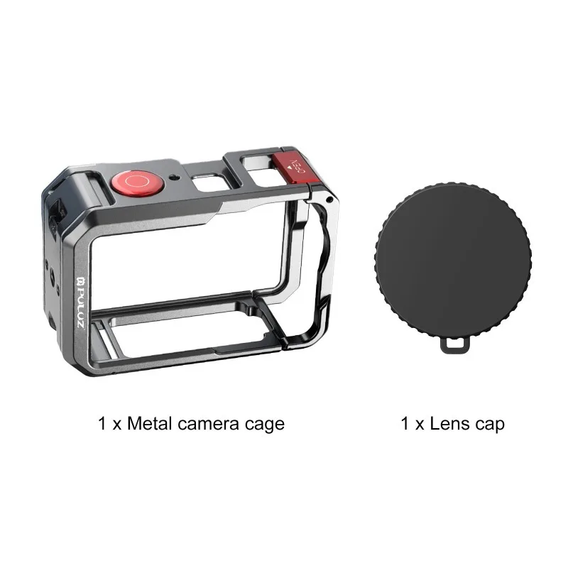Dual-Opening Camera Cage For DJI Osmo Action 6, For DJI Action6 Camera Metal Expandable Frame with Silicone Lens Cap
Dual-Opening Camera Cage For DJI Osmo Action 6, For DJI Action6 Camera Metal Expandable Frame with Silicone Lens Cap