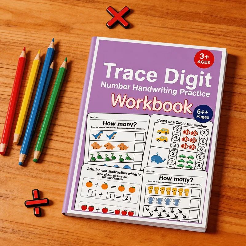64 Page Color Pages, Children's Fun Math Workbook, Digital Fill in Book, Logical Thinking Training Interactive Workbook
64 Page Color Pages, Children's Fun Math Workbook, Digital Fill in Book, Logical Thinking Training Interactive Workbook