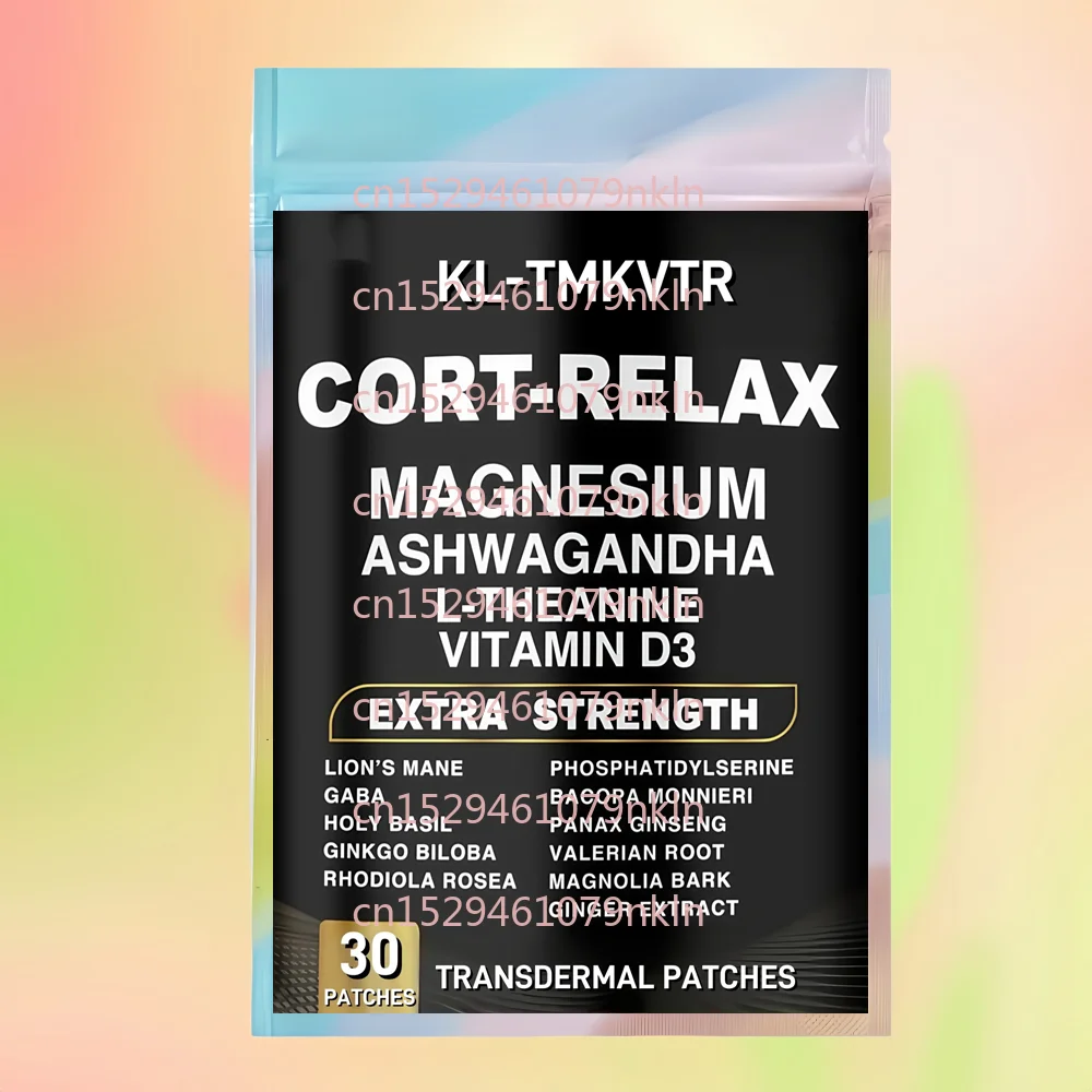 30 Patches Cortisol Transdermal Patches with Magnesium Glycinate, L-Theanine, Lions Mane for Focus, Mental Clarity, Energy
30 Patches Cortisol Transdermal Patches with Magnesium Glycinate, L-Theanine, Lions Mane for Focus, Mental Clarity, Energy