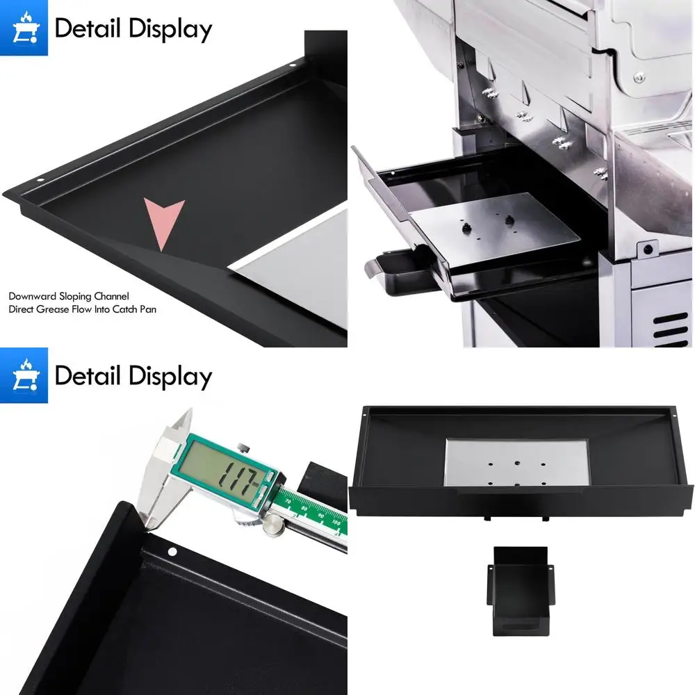 4-5 Burner Gas Grill Drip Pan Replacement Parts for Performance Grills
4-5 Burner Gas Grill Drip Pan Replacement Parts for Performance Grills