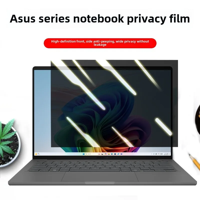 13,3/14-дюймовый ASUS Zenbook A14 UX3407, анти-подглядывающая пленка для ноутбука s14/S13, экран компьютера, антиподглядывающая pro15/14X, конфиденциальная пленка UM535
13,3/14-дюймовый ASUS Zenbook A14 UX3407, анти-подглядывающая пленка для ноутбука s14/S13, экран компьютера, антиподглядывающая pro15/14X, конфиденциальная пленка UM535