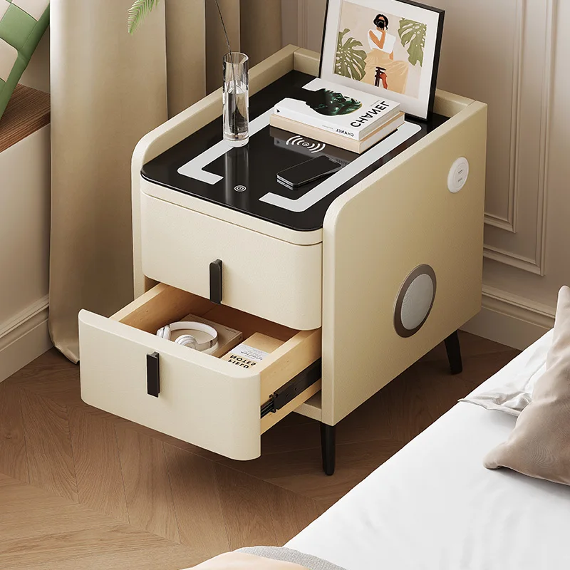 The Latest Style of Wooden Smart Bedside Table for Bedroom Modern Fashion Simple Model
The Latest Style of Wooden Smart Bedside Table for Bedroom Modern Fashion Simple Model
