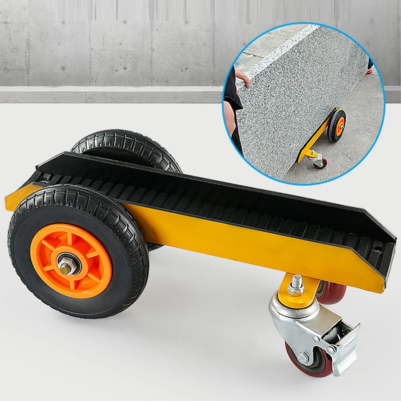 Marble Handling Trolley Four-wheeled Loading Vehicle Heavy-duty Universal Wheel Carrying Transportation Tool
Marble Handling Trolley Four-wheeled Loading Vehicle Heavy-duty Universal Wheel Carrying Transportation Tool