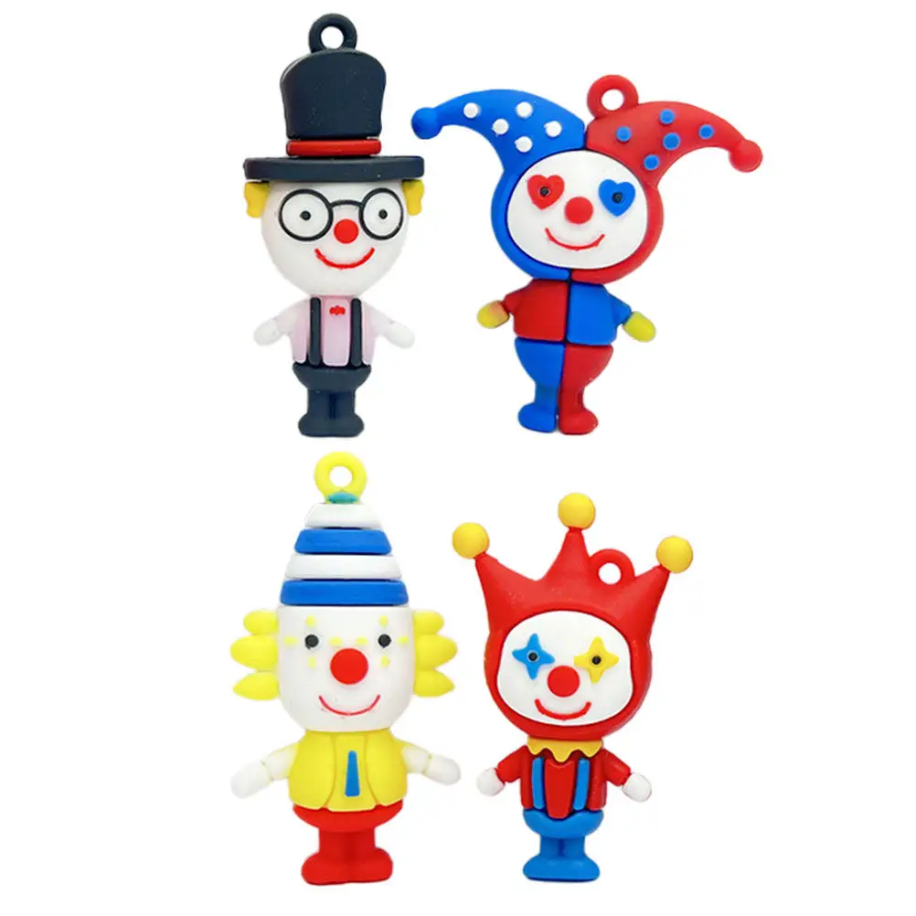 4Pcs Clown Keychain Pendant DIY Plastic Charm Decorative Hanging Ornament for Keys Bags Jewelry Craft Cute Party Festival Gift
4Pcs Clown Keychain Pendant DIY Plastic Charm Decorative Hanging Ornament for Keys Bags Jewelry Craft Cute Party Festival Gift