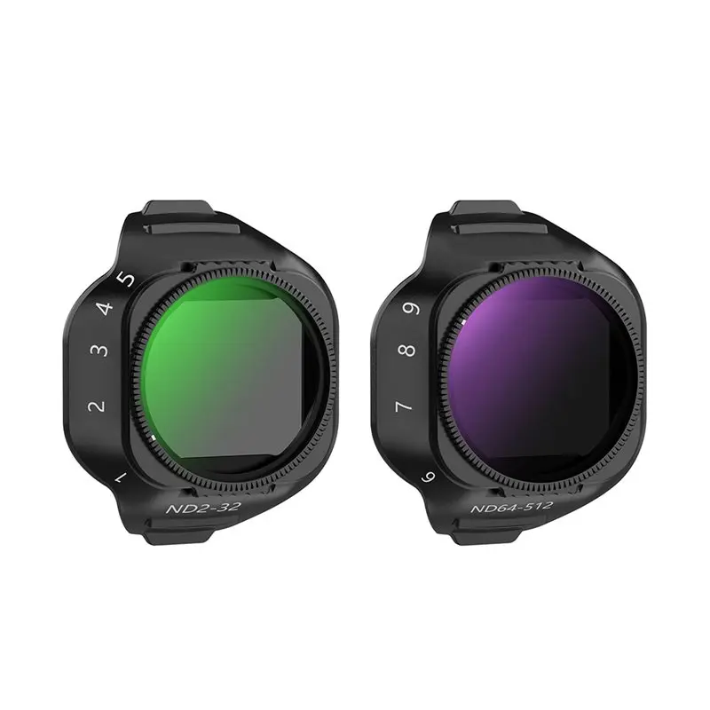 JABS-For DJI Mini 5 Pro: Набор переменных ND-фильтров для камеры дрона ND2-32 + ND64-512, регулируемое оптическое стекло нейтральной плотности
JABS-For DJI Mini 5 Pro: Набор переменных ND-фильтров для камеры дрона ND2-32 + ND64-512, регулируемое оптическое стекло нейтральной плотности