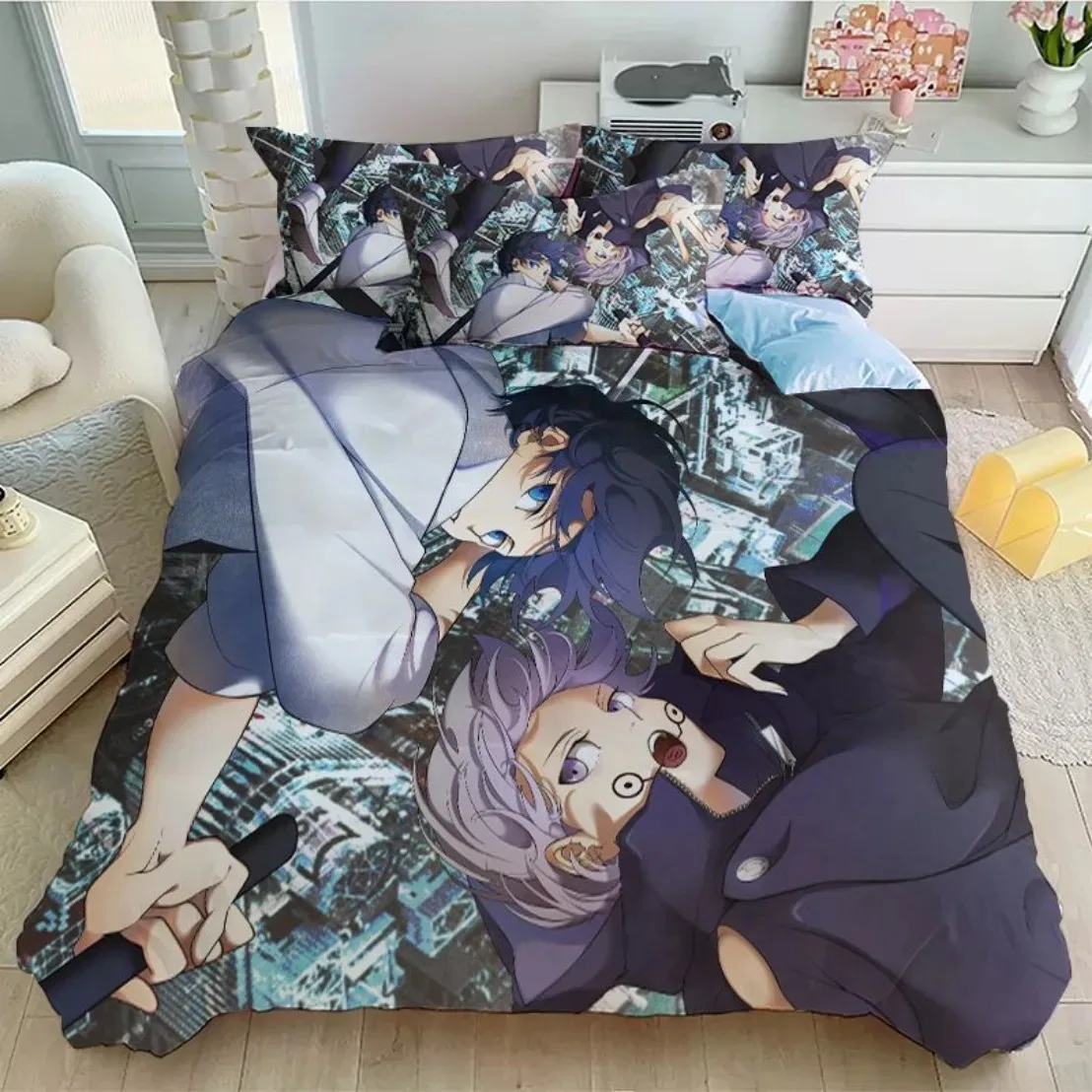 Jujutsu Kaisen Bedding Set Japan Anime Satoru Gojo Duvet Cover Home Custom Bed Quilt Cover Single Queen Bed Cover Se
Jujutsu Kaisen Bedding Set Japan Anime Satoru Gojo Duvet Cover Home Custom Bed Quilt Cover Single Queen Bed Cover Se