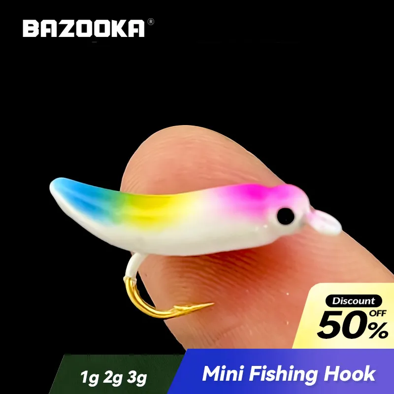 Bazooka 1g 2g 3g Lure Swimbait Carp Bass Baits Metal Slow Jig Hard Fast JIG Sinking Trolling Lead Mini Fishing Hook Pike
Bazooka 1g 2g 3g Lure Swimbait Carp Bass Baits Metal Slow Jig Hard Fast JIG Sinking Trolling Lead Mini Fishing Hook Pike