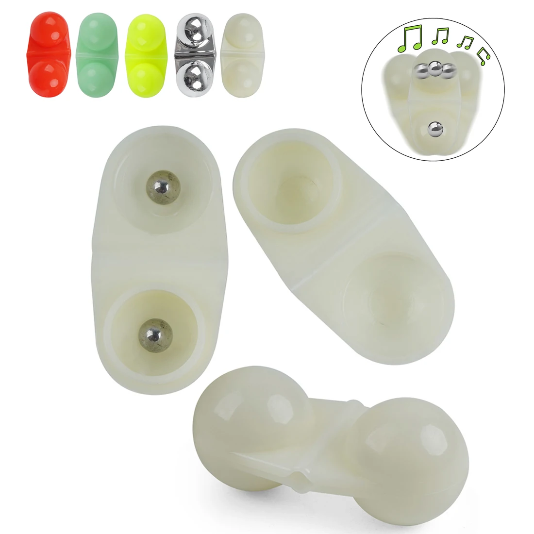 15Pcs Fishing rattles for catfish Terminal Tackle Fishing Line Rattles Double Rattle Sea Fishing Attractor Bell Beads Accessory
15Pcs Fishing rattles for catfish Terminal Tackle Fishing Line Rattles Double Rattle Sea Fishing Attractor Bell Beads Accessory