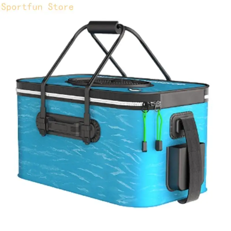 X7JD Waterproofs Fishing Container Fish Bucket Live Fish Container Easy to Carry 
X7JD Waterproofs Fishing Container Fish Bucket Live Fish Container Easy to Carry