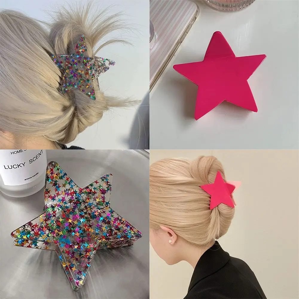 Pink Pentagonal Hair Claw Clip Sweet Cool Spicy Girl Shark Clip Geometric Colorful Women Barrette Women Girl Hair Accessory
Pink Pentagonal Hair Claw Clip Sweet Cool Spicy Girl Shark Clip Geometric Colorful Women Barrette Women Girl Hair Accessory