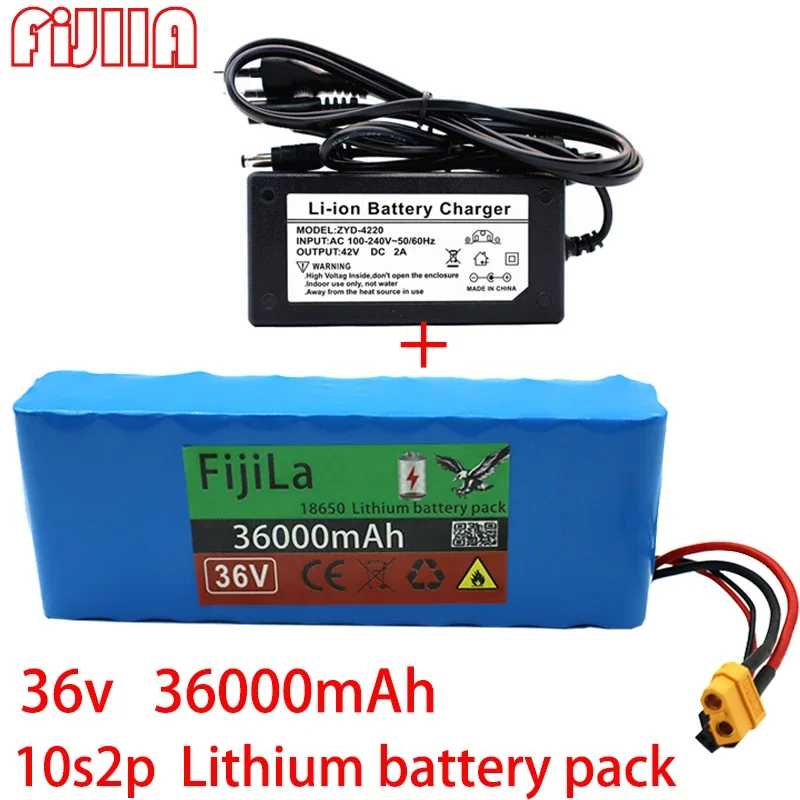 High Capacity 10S2P 36V 36Ah Battery Pack with XT60+DC for Electric Bikes and Scooters Complimentary + 42v Charger
High Capacity 10S2P 36V 36Ah Battery Pack with XT60+DC for Electric Bikes and Scooters Complimentary + 42v Charger