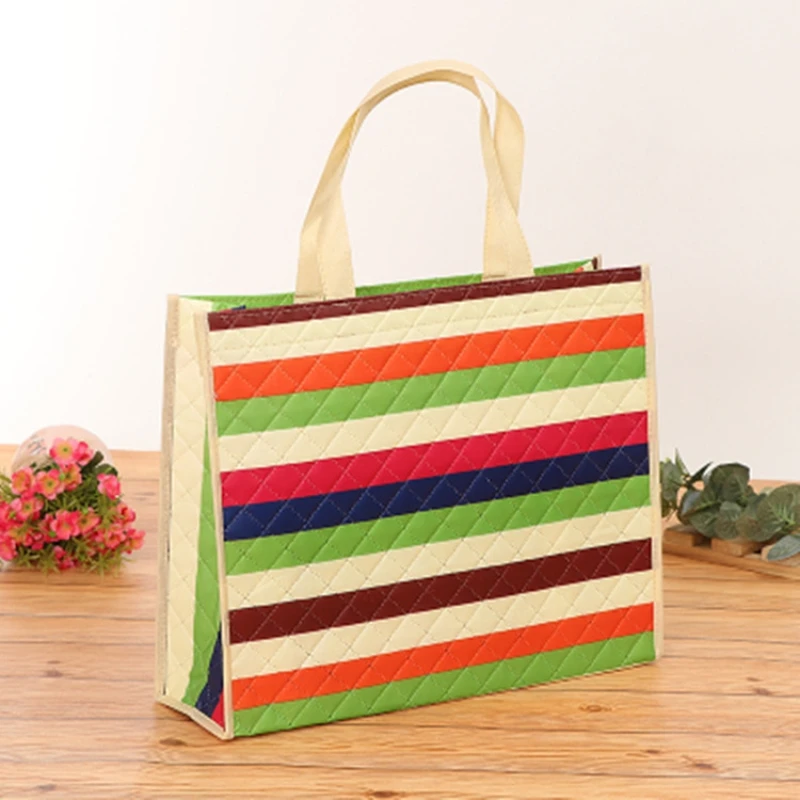 New Style Laser Colorful Non-woven Bag Three-layer With Cotton Portable Gift Bag Shopping Bag
New Style Laser Colorful Non-woven Bag Three-layer With Cotton Portable Gift Bag Shopping Bag