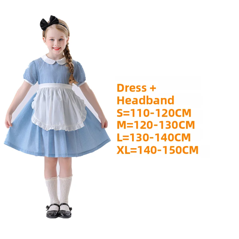 Новинка 2024, карнавальный костюм Алисы, синий милый костюм горничной Лолиты для девочек, детский наряд для выступлений, полиэфирное волокно 00% 
Новинка 2024, карнавальный костюм Алисы, синий милый костюм горничной Лолиты для девочек, детский наряд для выступлений, полиэфирное волокно 00%