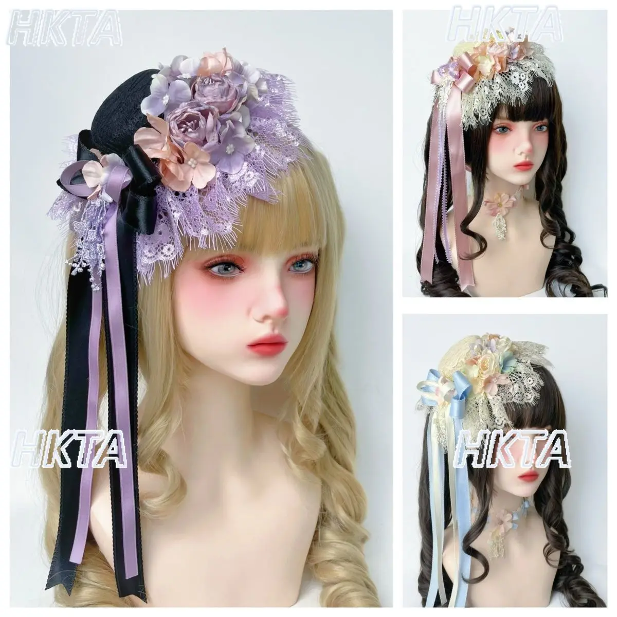 Sweet Lolita Flower Top Hat Bow Clips Elegant Handmade Small Things Lace Headband Side Clip Headwear Apparel Accessories Women
Sweet Lolita Flower Top Hat Bow Clips Elegant Handmade Small Things Lace Headband Side Clip Headwear Apparel Accessories Women