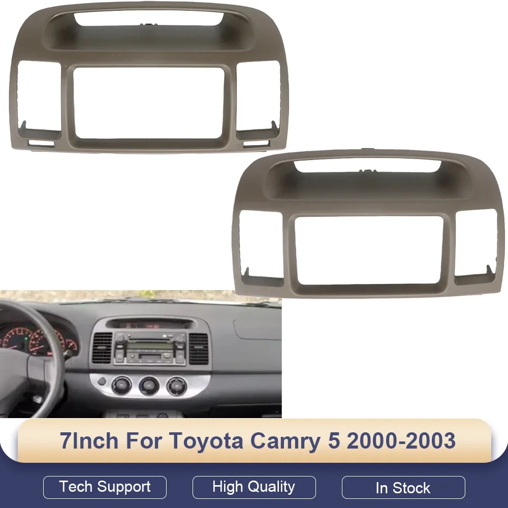 7 Inch Car Radio Panel for Toyota Camry 5 2000-2003 with Holes Stereo Frame for Mounting Palyer Car Panel 2 Din Frame
7 Inch Car Radio Panel for Toyota Camry 5 2000-2003 with Holes Stereo Frame for Mounting Palyer Car Panel 2 Din Frame